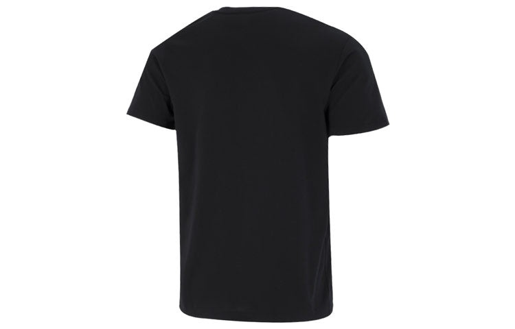 Under Armour Logo Embroidered Heavyweight Short Sleeve T-shirt 'Black White' 1373997-001 - 2