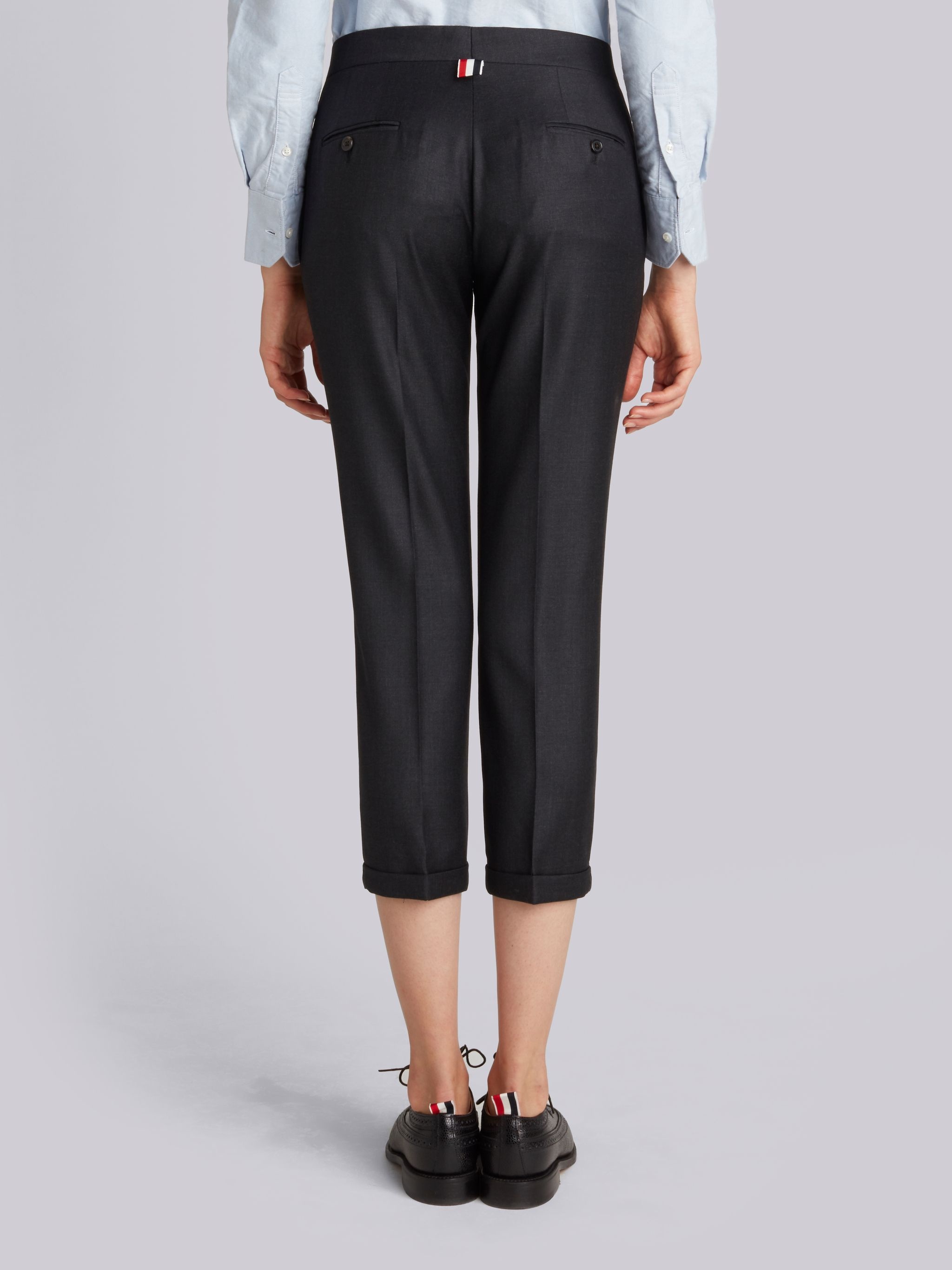 Lowrise Skinny Trouser In Super 130’s Wool Twill - 3