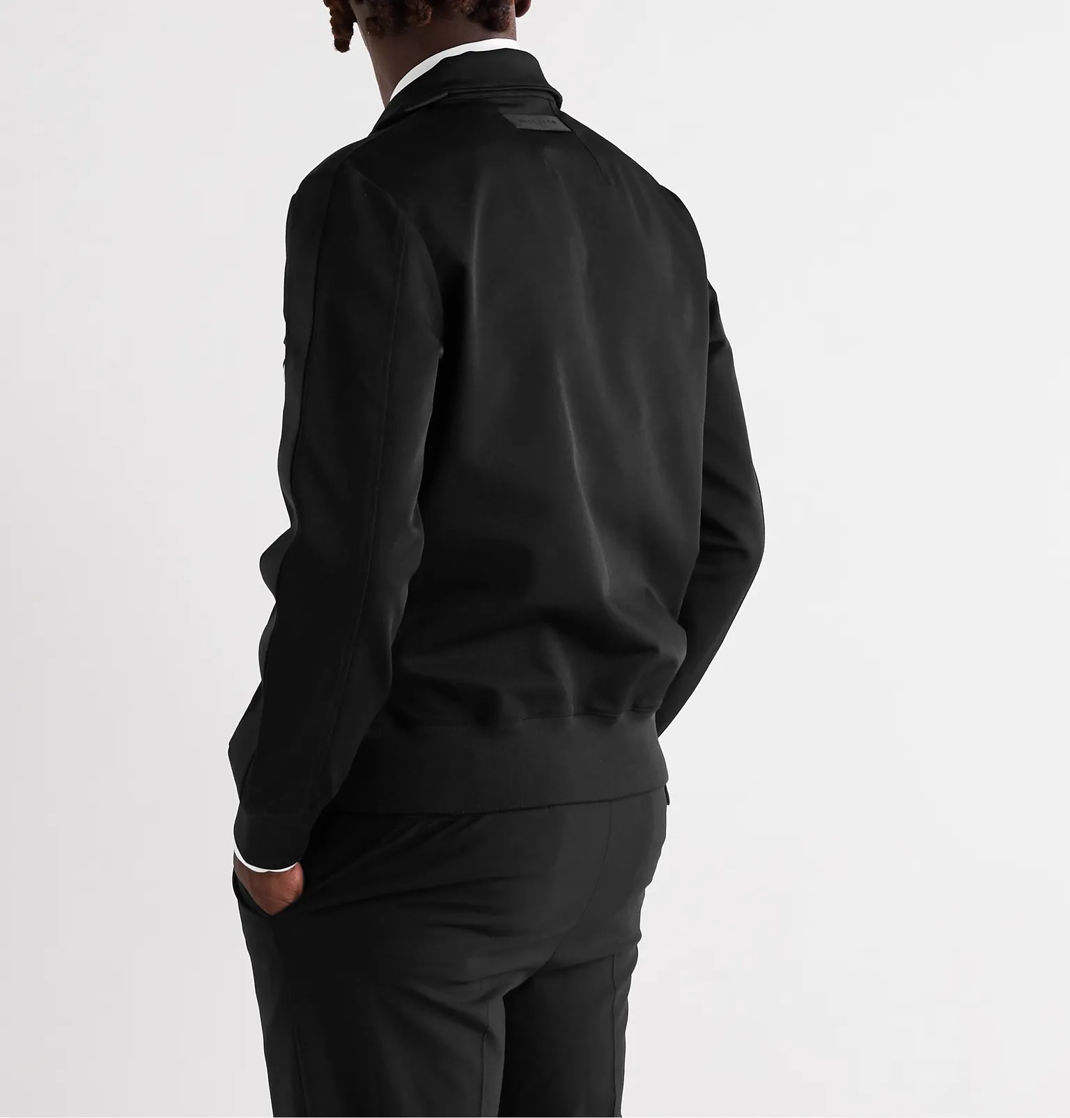 Webbing-Trimmed Buckle-Detailed Neoprene Track Jacket - 4