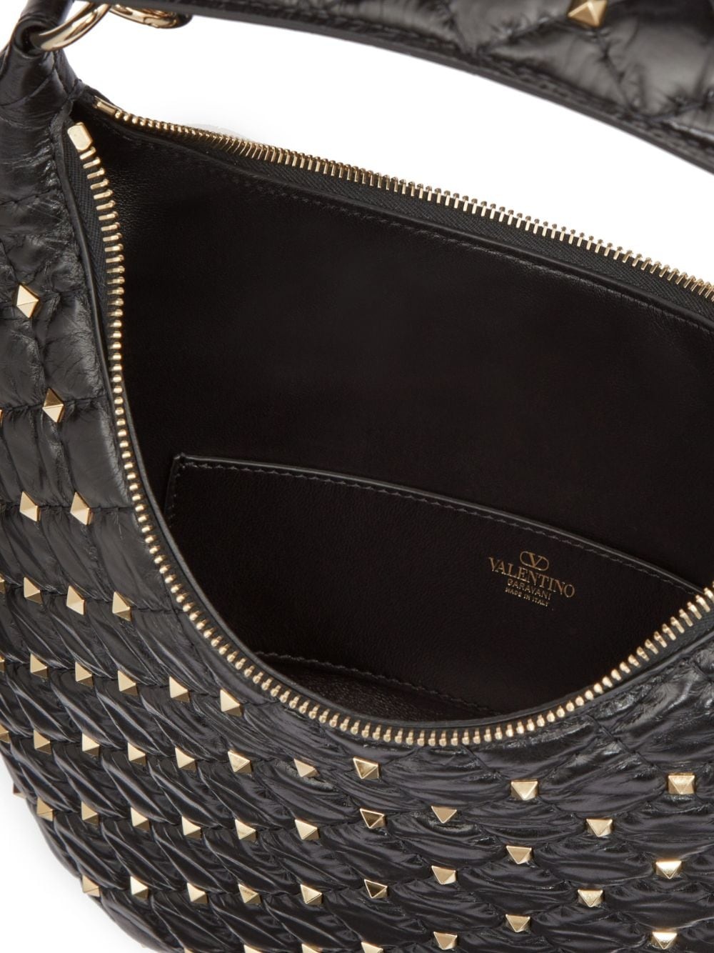 Rockstud Spike lambskin shoulder bag - 6
