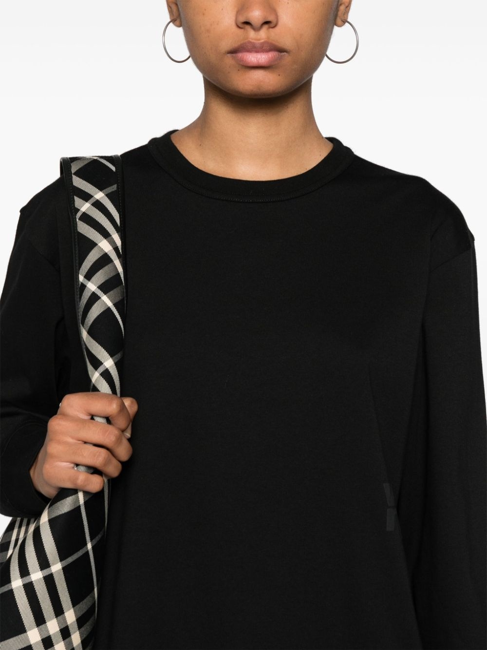 raised-logo long-sleeve T-shirt - 5