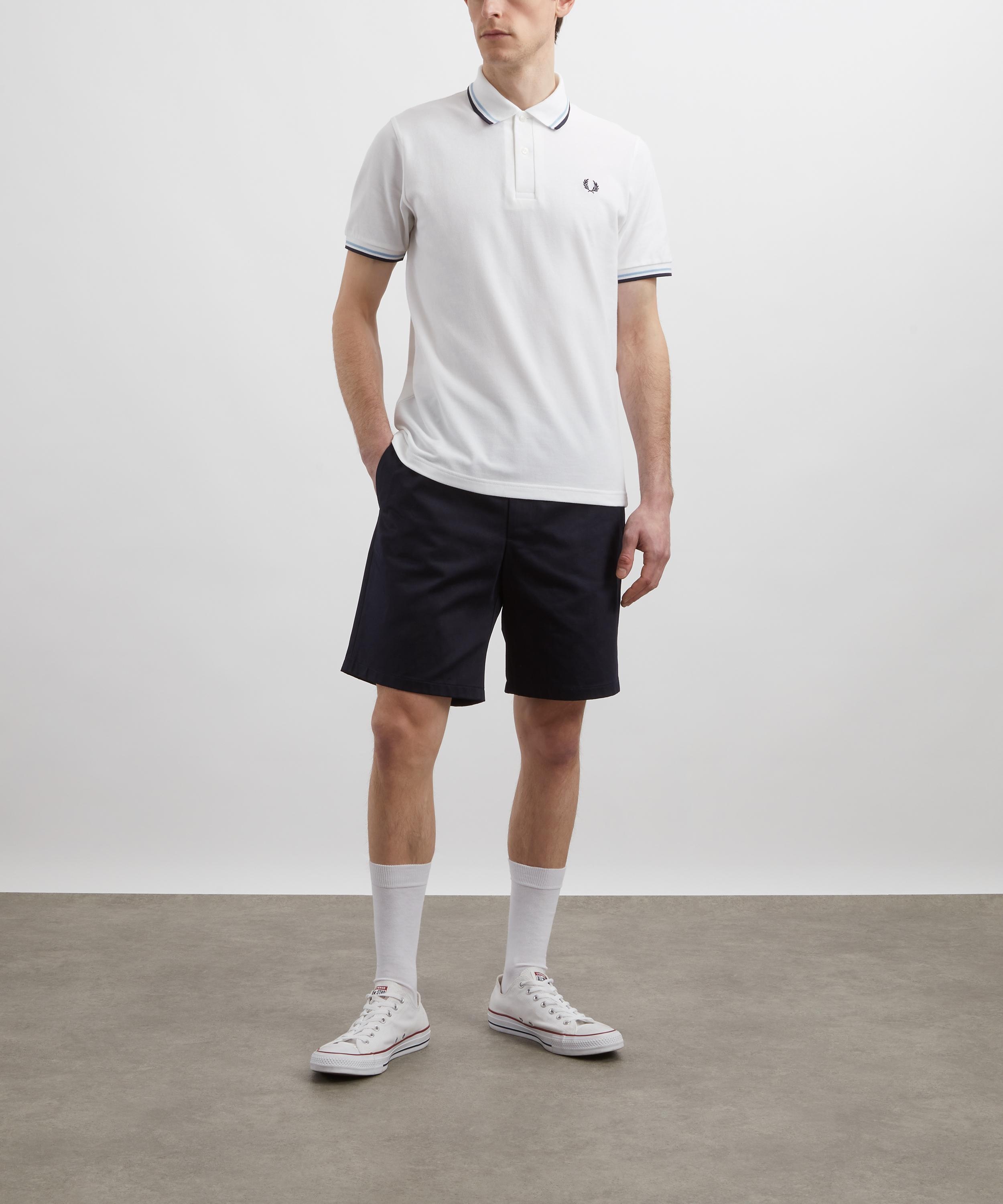 White M12 Twin Tipped Polo Shirt - 2