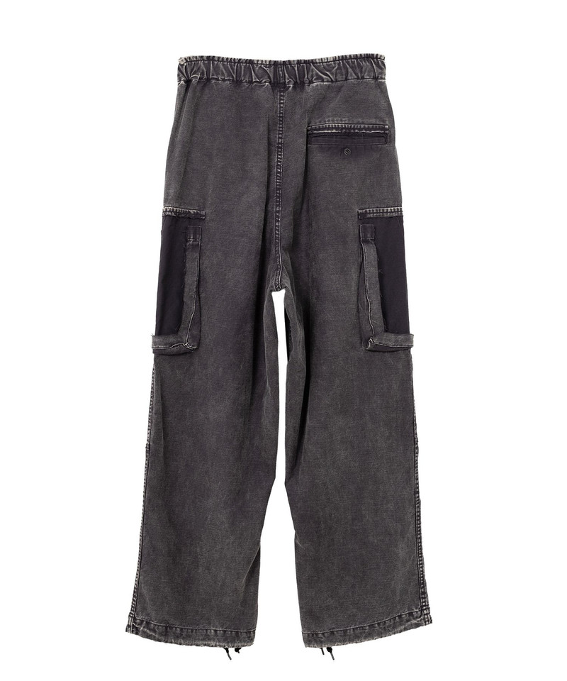 Cotton Satin Cargo Pants 26
