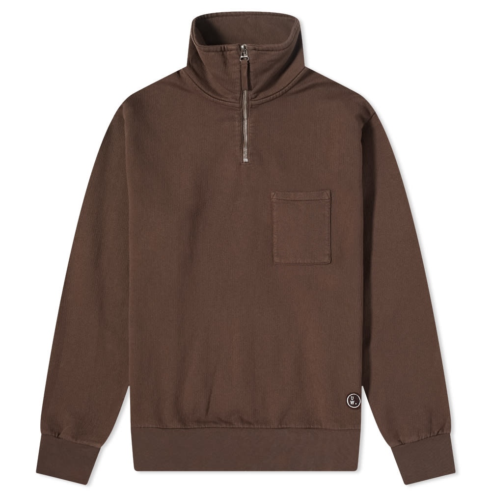 Universal Works Quarter Zip Sweat - 1