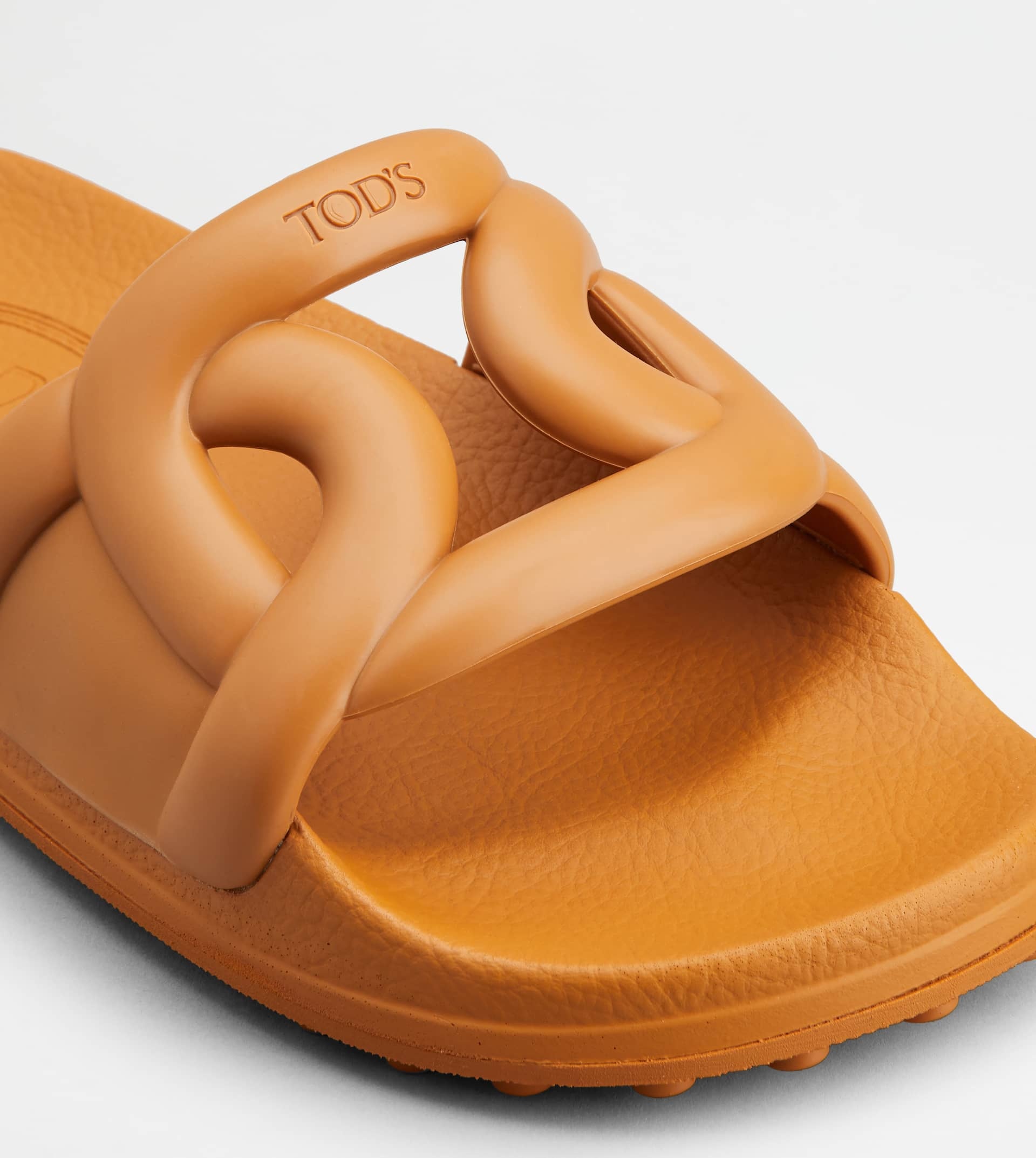SLIDES IN RUBBER - ORANGE - 4