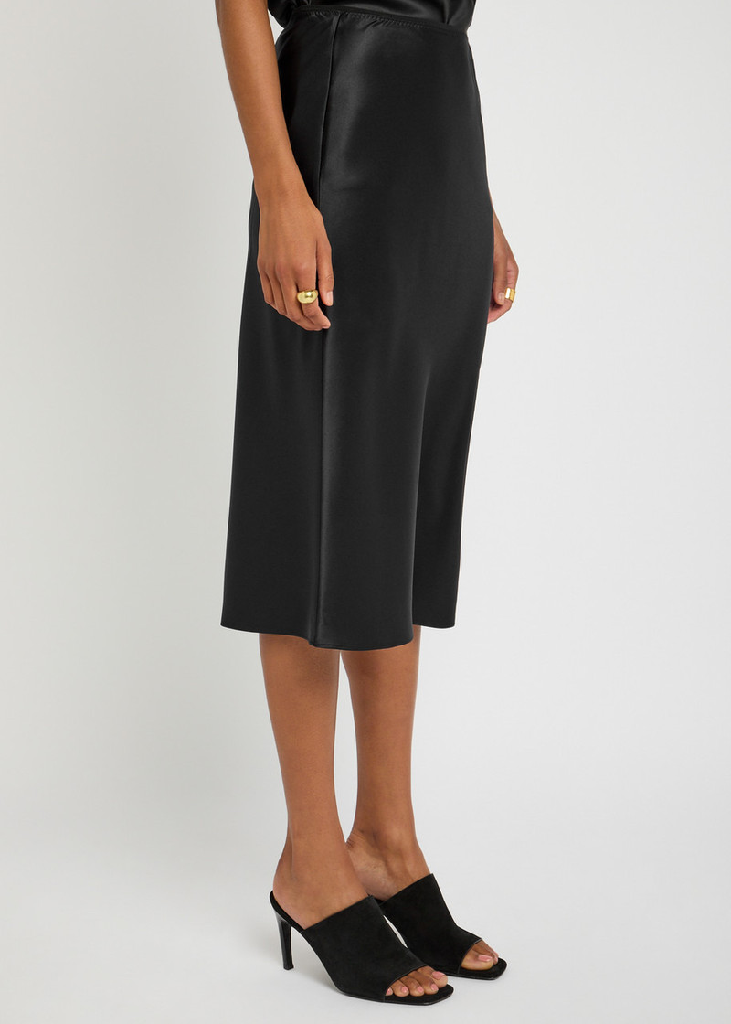 JOSEPH Joseph Isaak Silk Midi Slip Skirt outlook