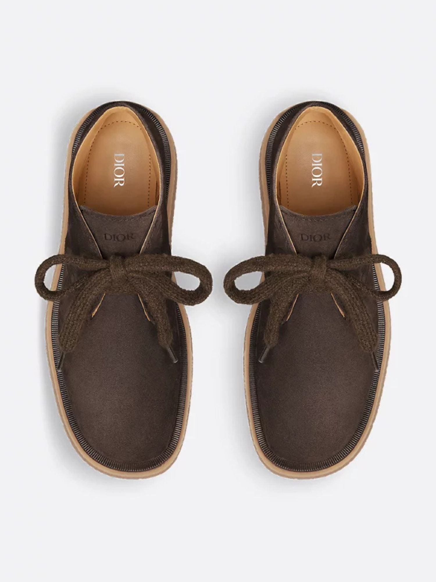 Dior Men Scarpa Sahara Desert In Suede - 3