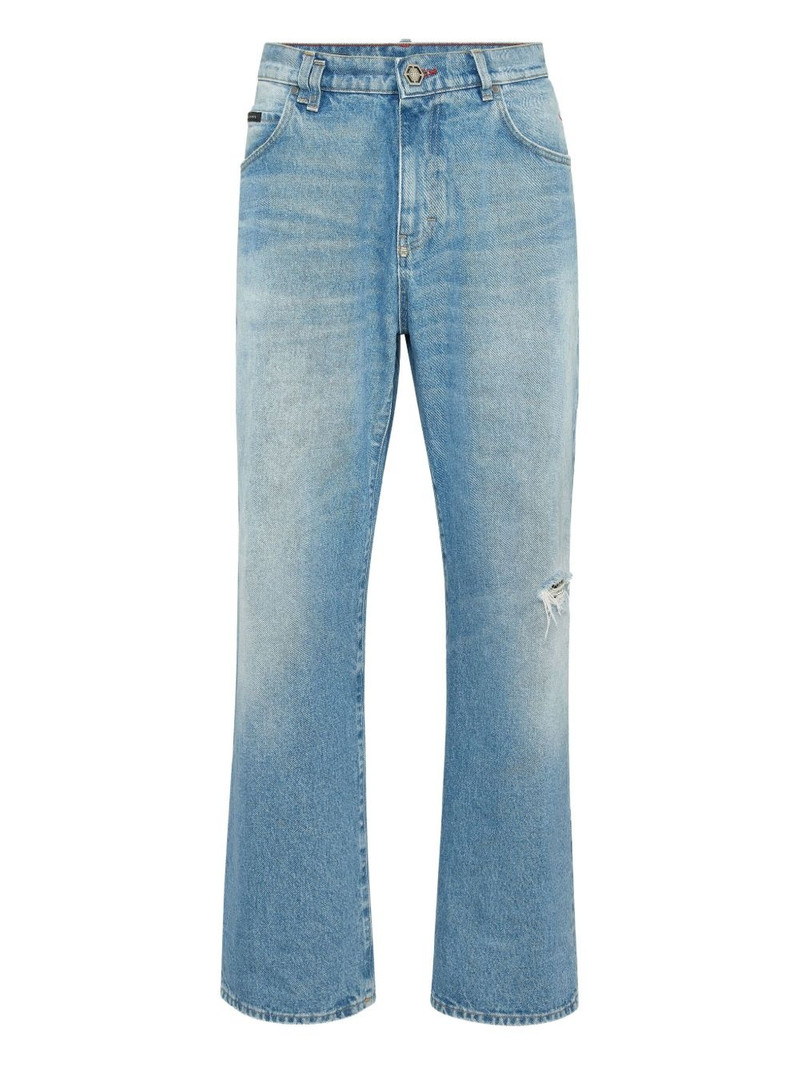 logo-patch jeans 1