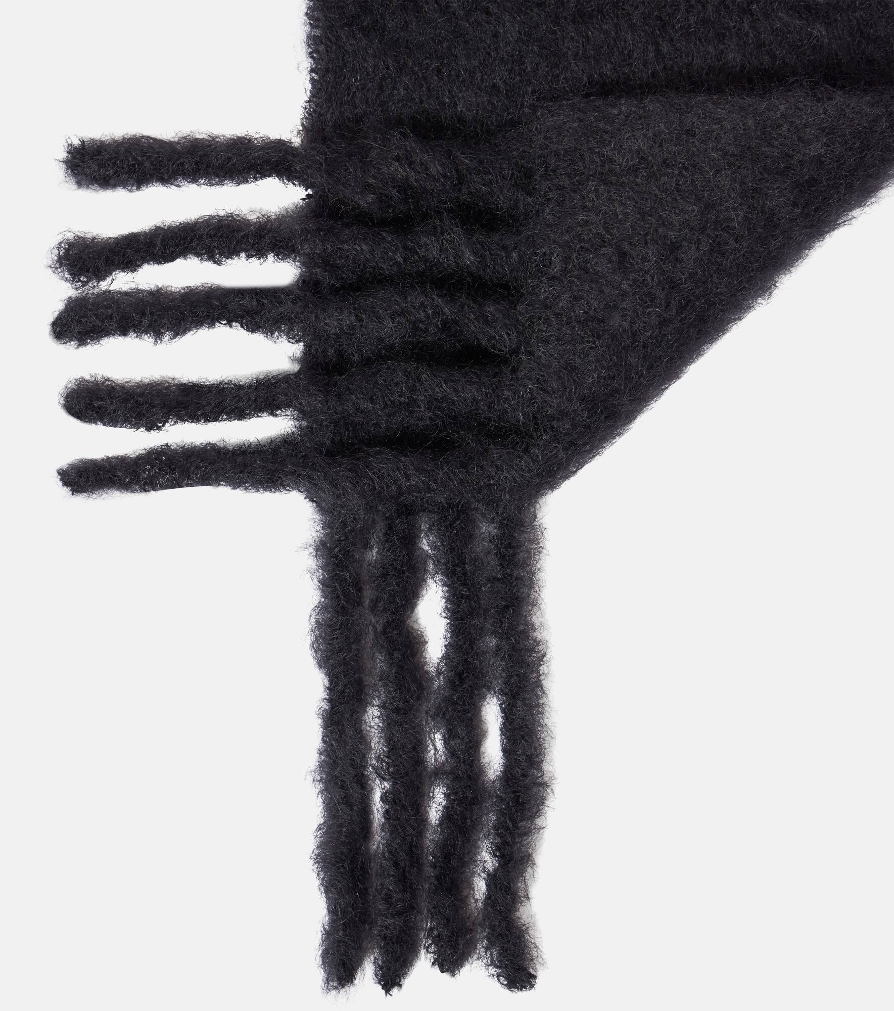 Anagram mohair and wool-blend scarf - 5