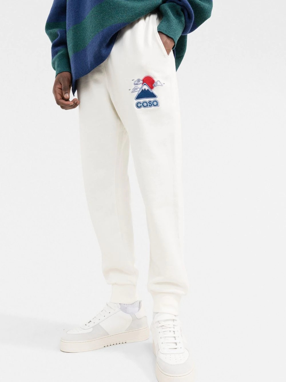 logo-embroidered track pants - 3
