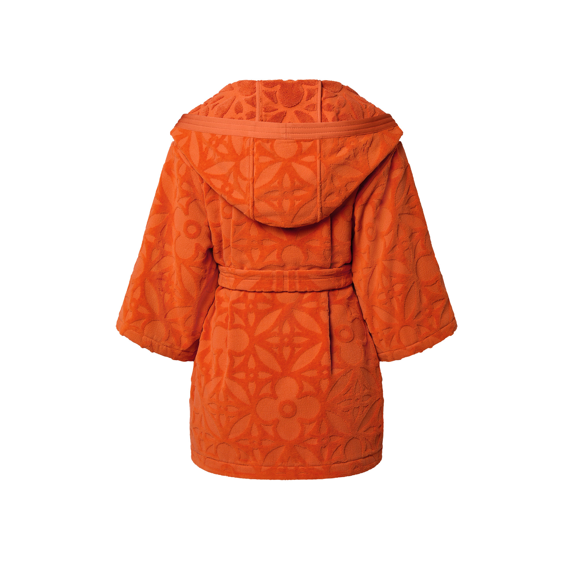 Monogram Flower Toweling Robe - 3