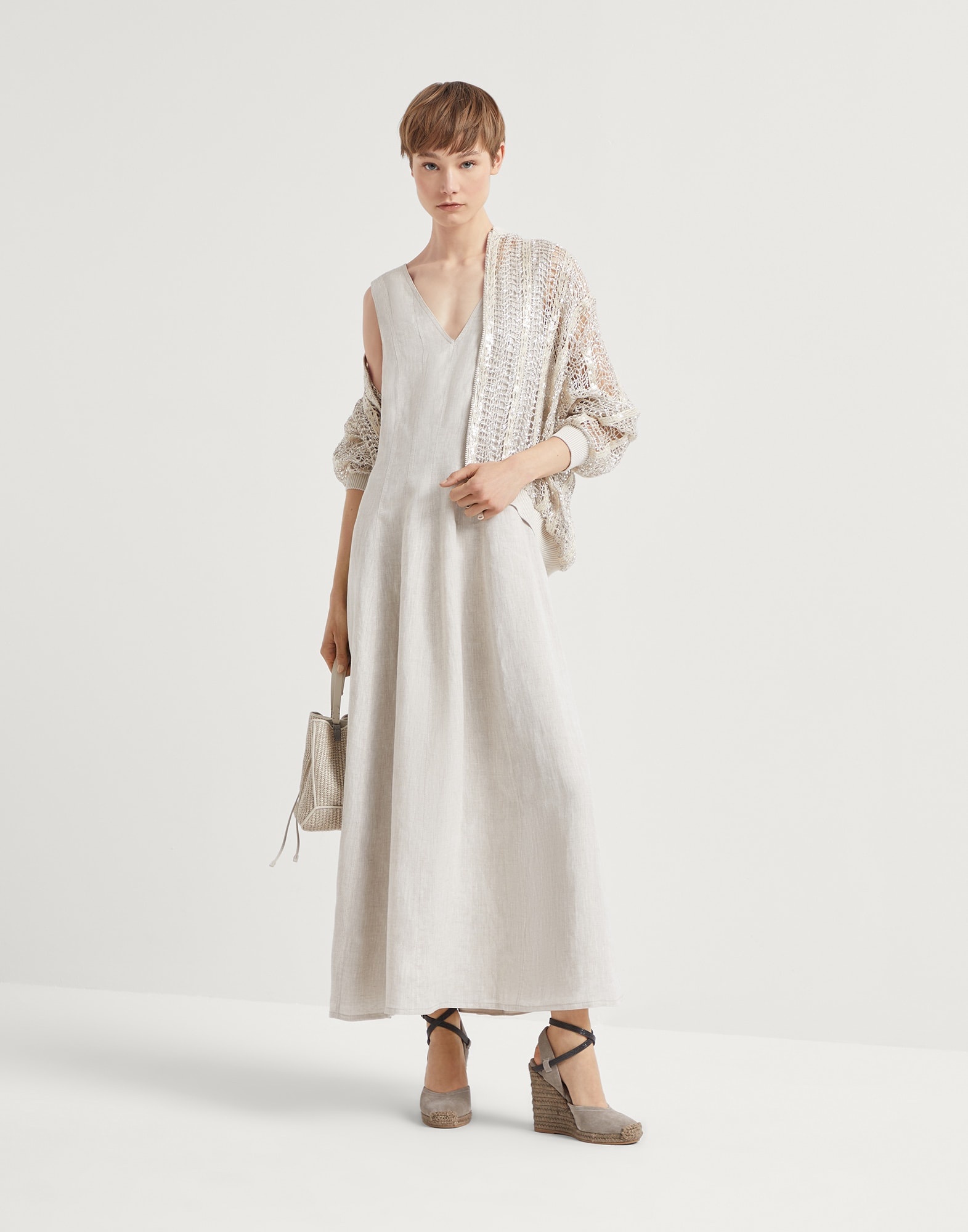 Fluid lessivé linen dress - 5