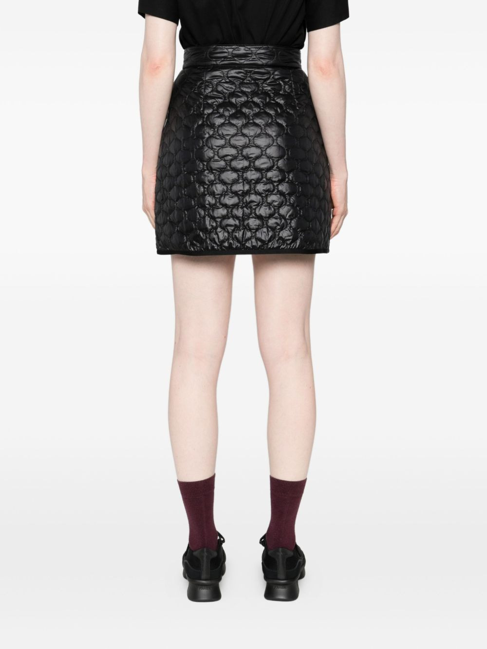 quilted mini skirt - 4