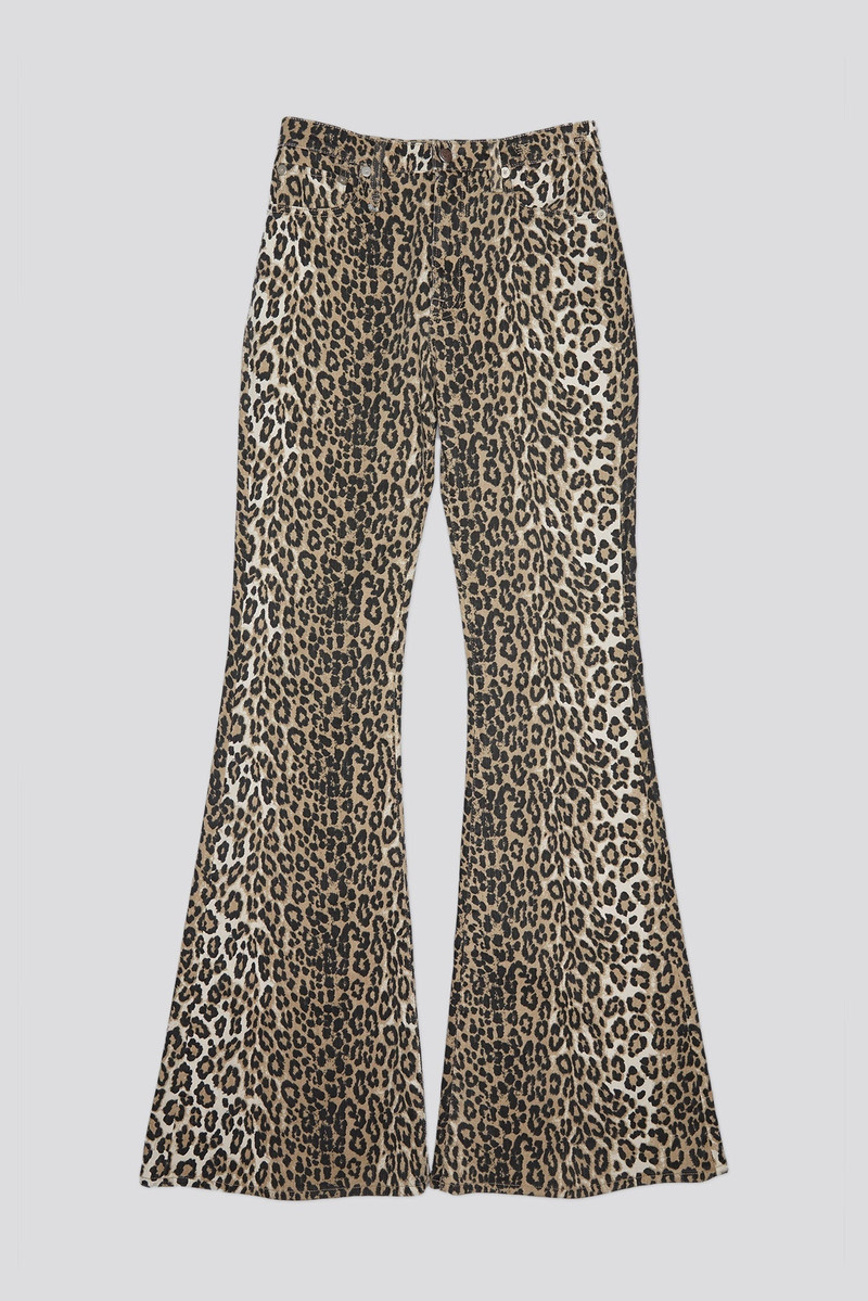 OVERFLOW JANE FLARE - ECRU LEOPARD 4