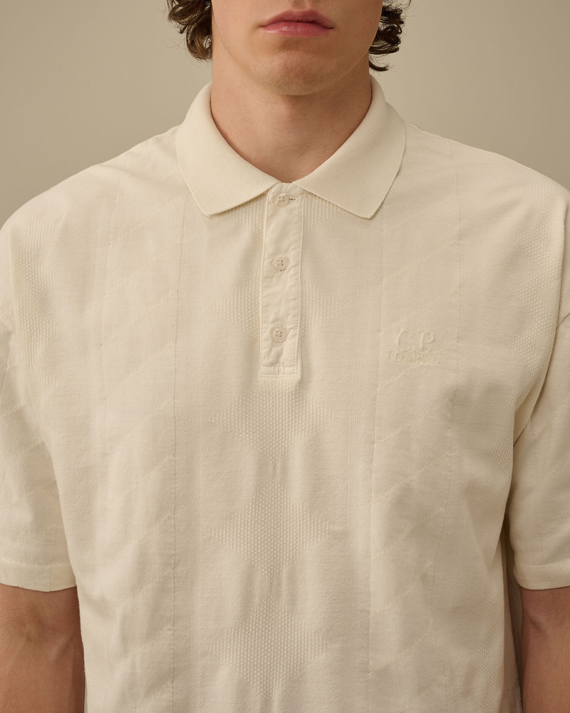 Multi Pattern Jersey Jacquard Polo 5