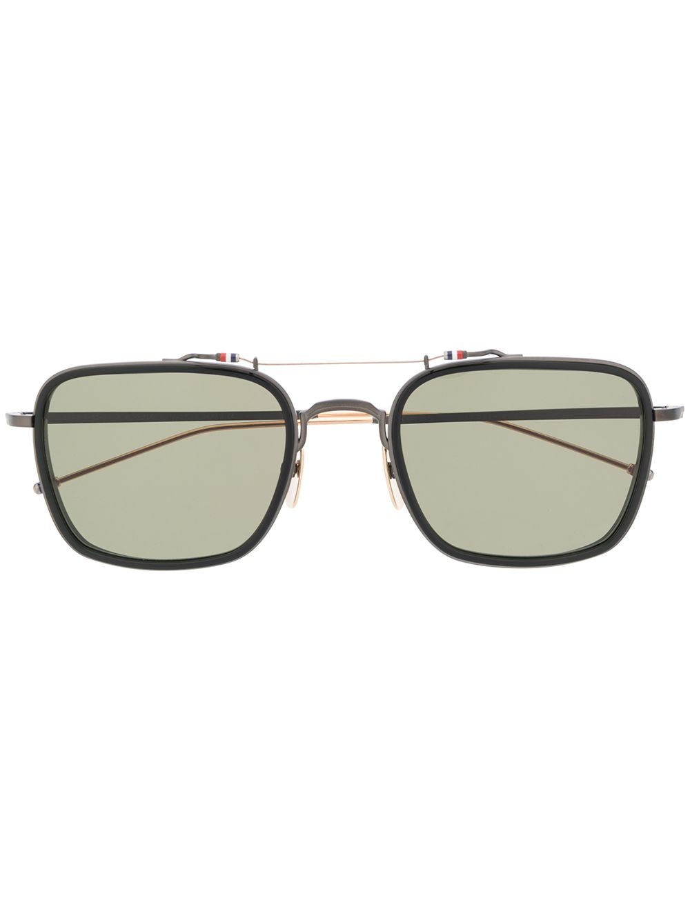 rectangular-frame sunglasses - 1