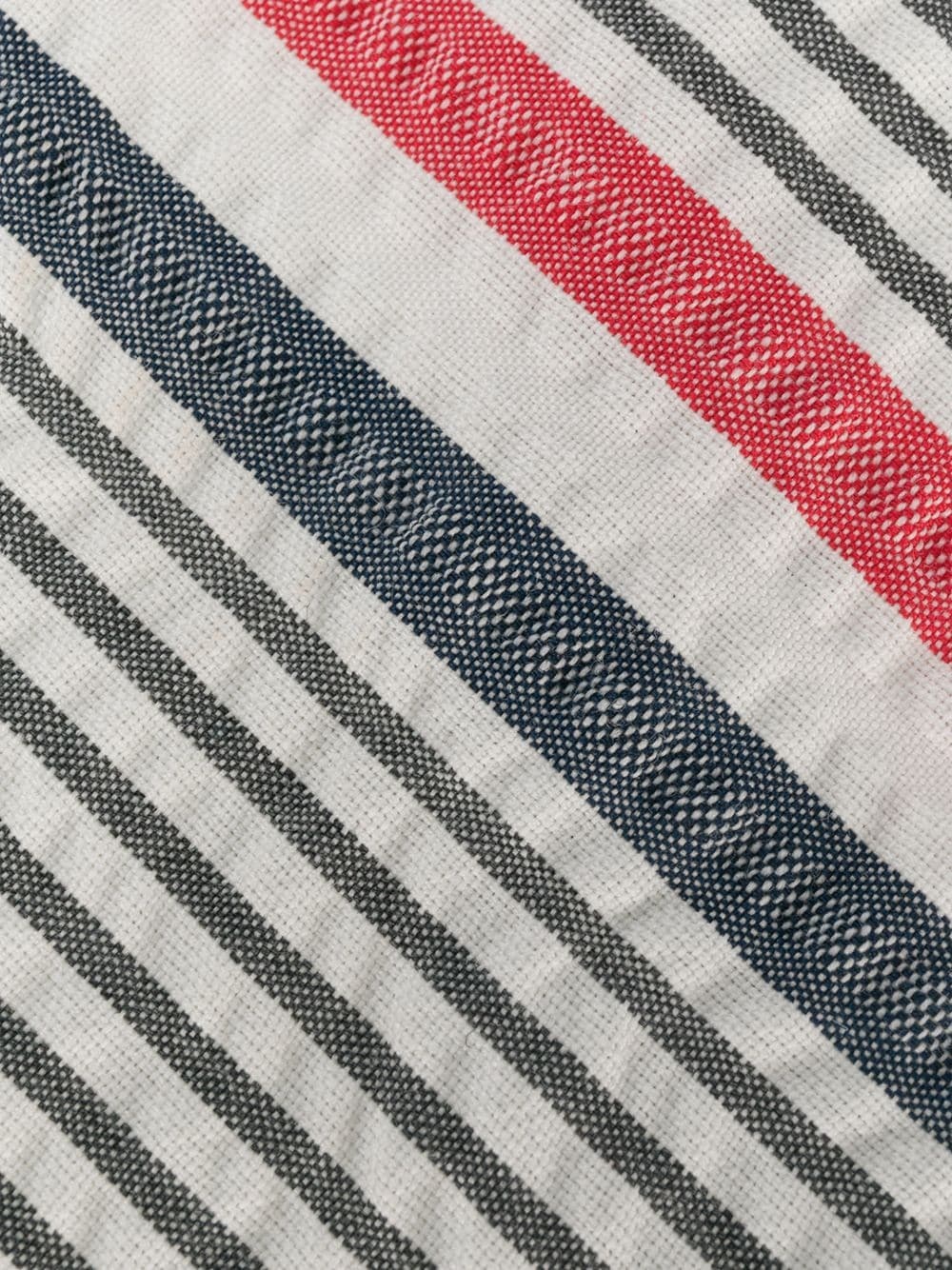 RWB stripe wool tie - 2