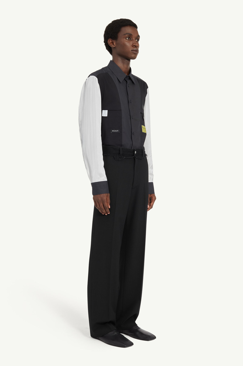 MM6 Maison Margiela Replaced waist wool trousers outlook