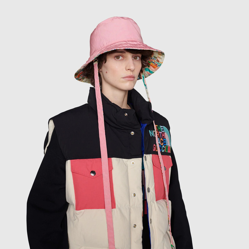 The North Face x Gucci reversible bucket hat 10