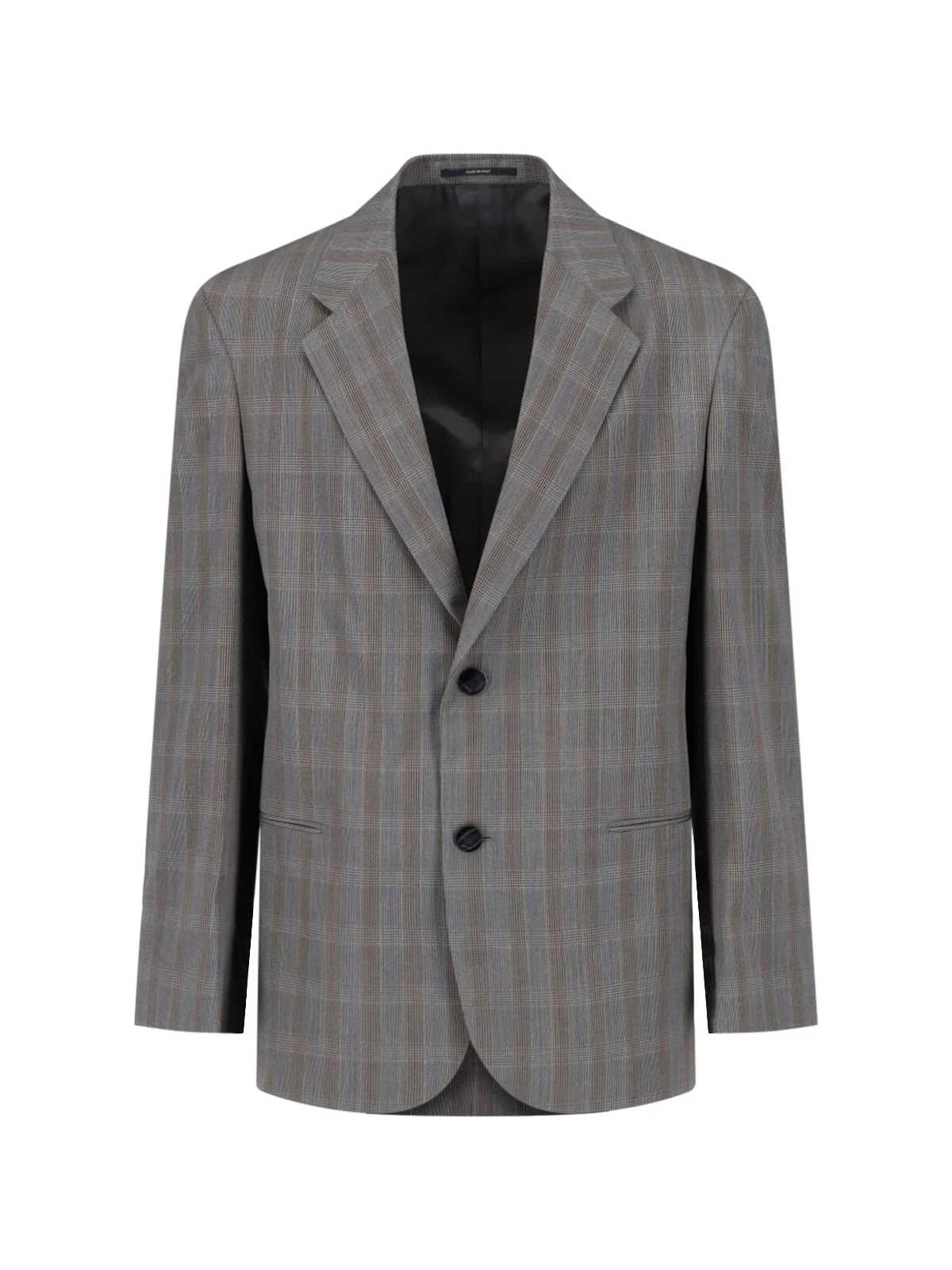 SINGLE-BREASTED WOOL BLAZER - 1
