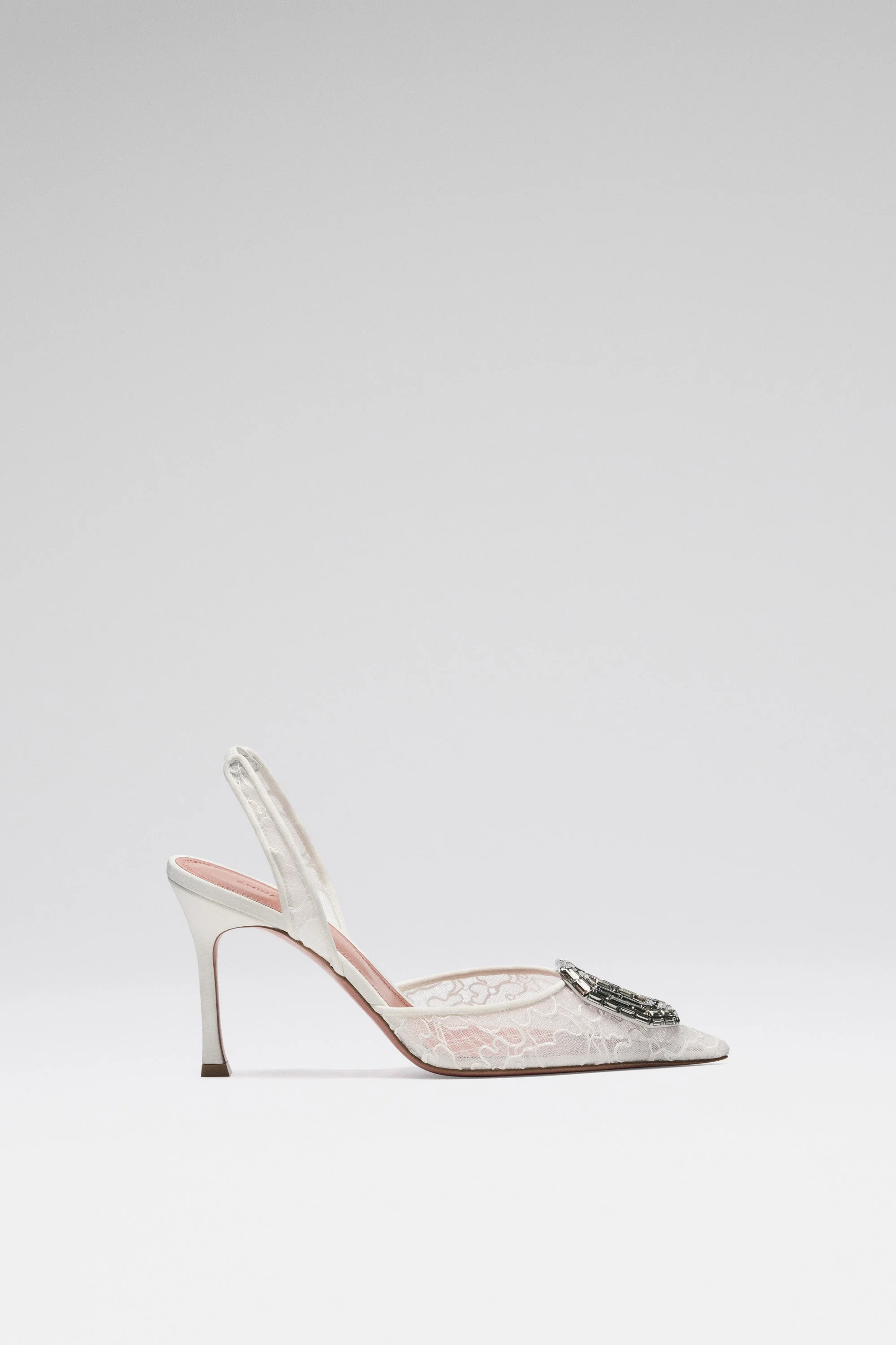 CAMELIA LACE SLING 90 IVORY LACE - 1