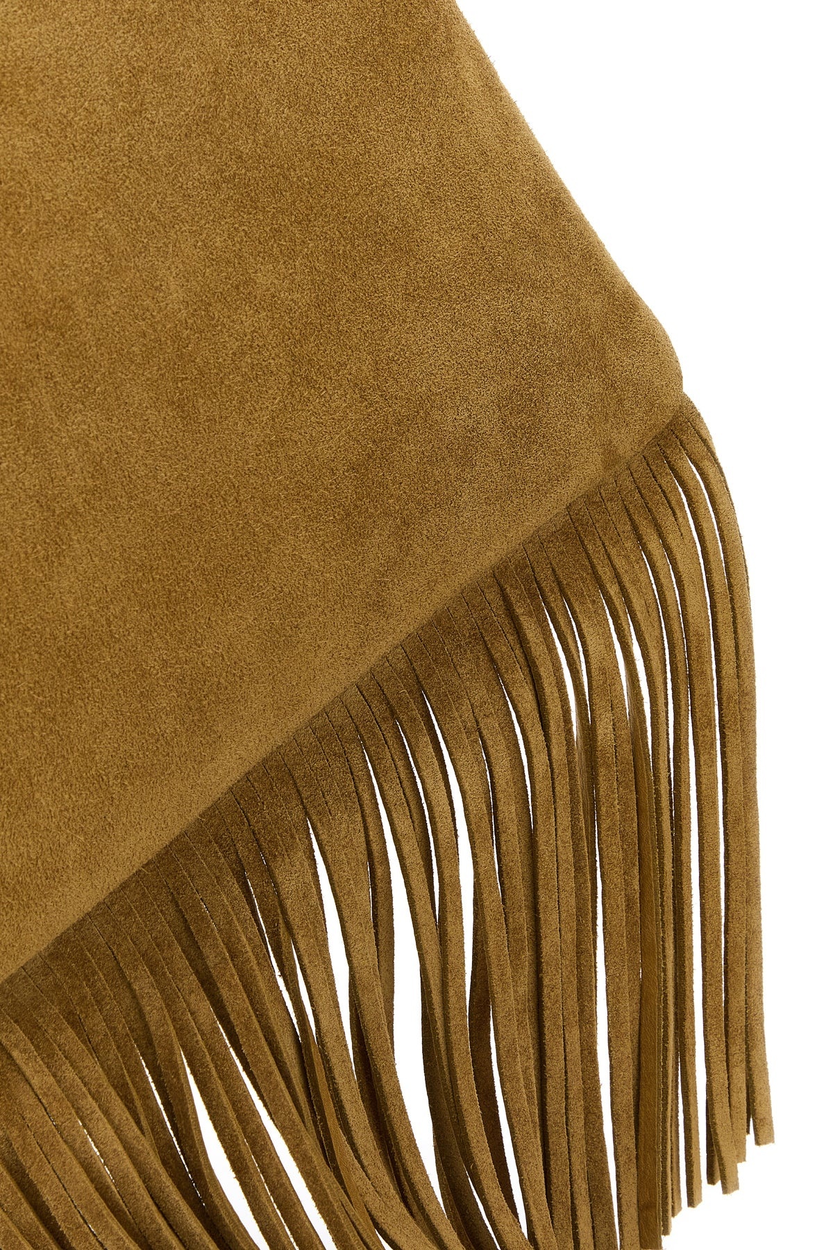 Beige suede Nellcôte crossbody bag - 4