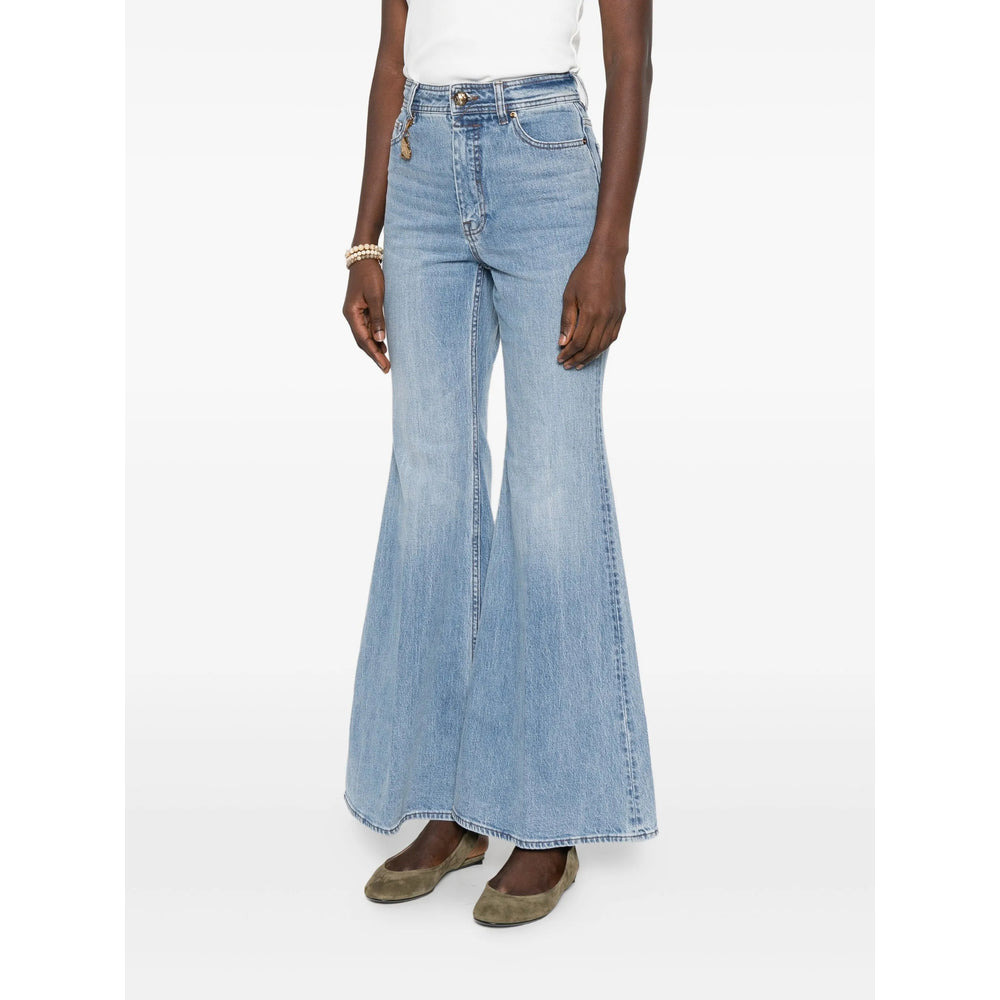 Zimmermann Blue Denim - Flared Jeans Women - 4