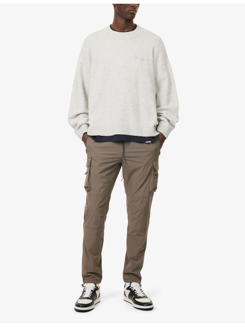 REPRESENT 247 drawstring-waist stretch-woven trousers outlook