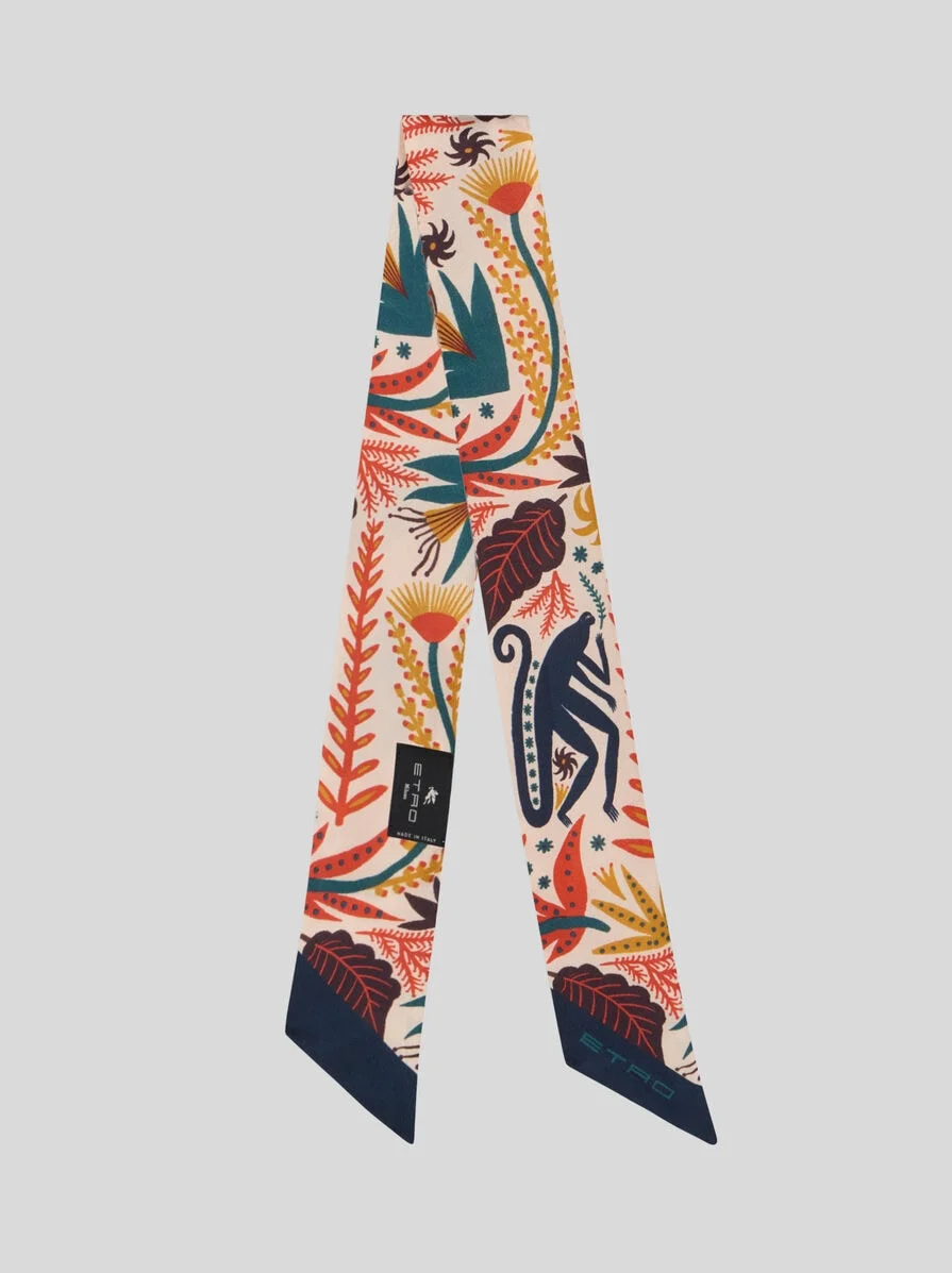 ETRO X TABBY BOOTH SILK TWILL PAISLEYINA WITH PLACED PRINT - 1