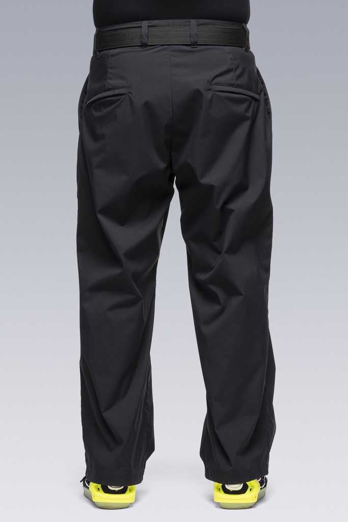 P45-E Encapsulated Nylon Single Pleat Trouser Black - 7
