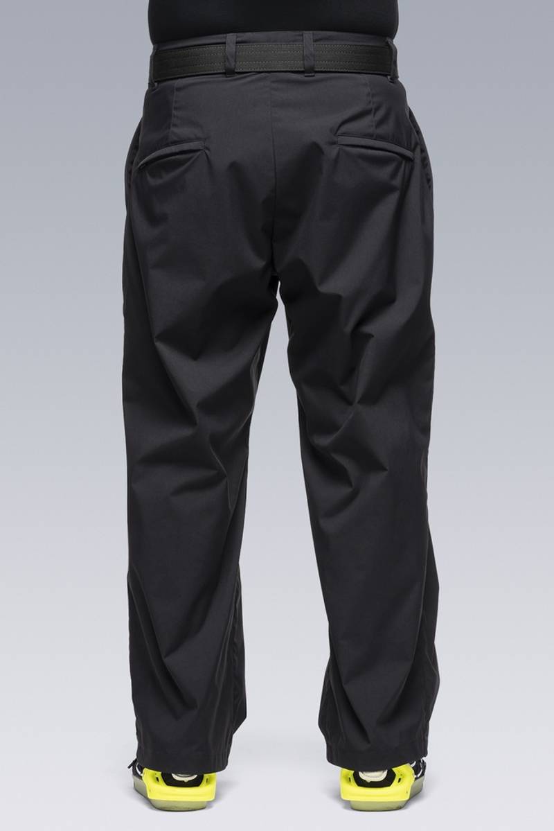 P45-E Encapsulated Nylon Single Pleat Trouser Black 7