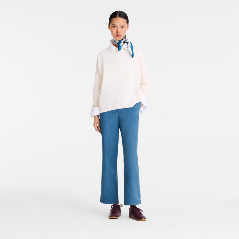 Longchamp Sweater Ivory - Knit outlook