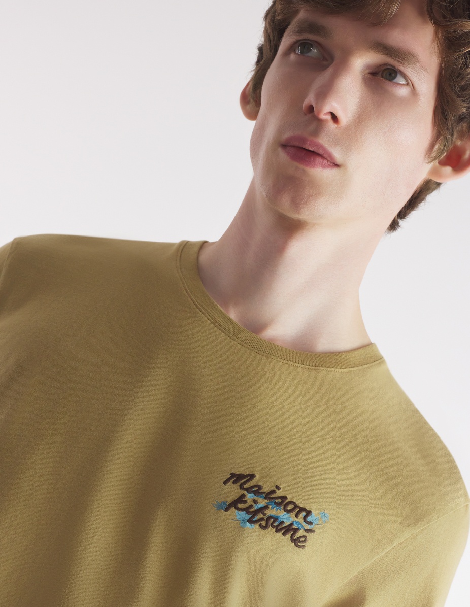 MAISON KITSUNE FALLING LEAVES REGULAR TEE-SHIRT - 4