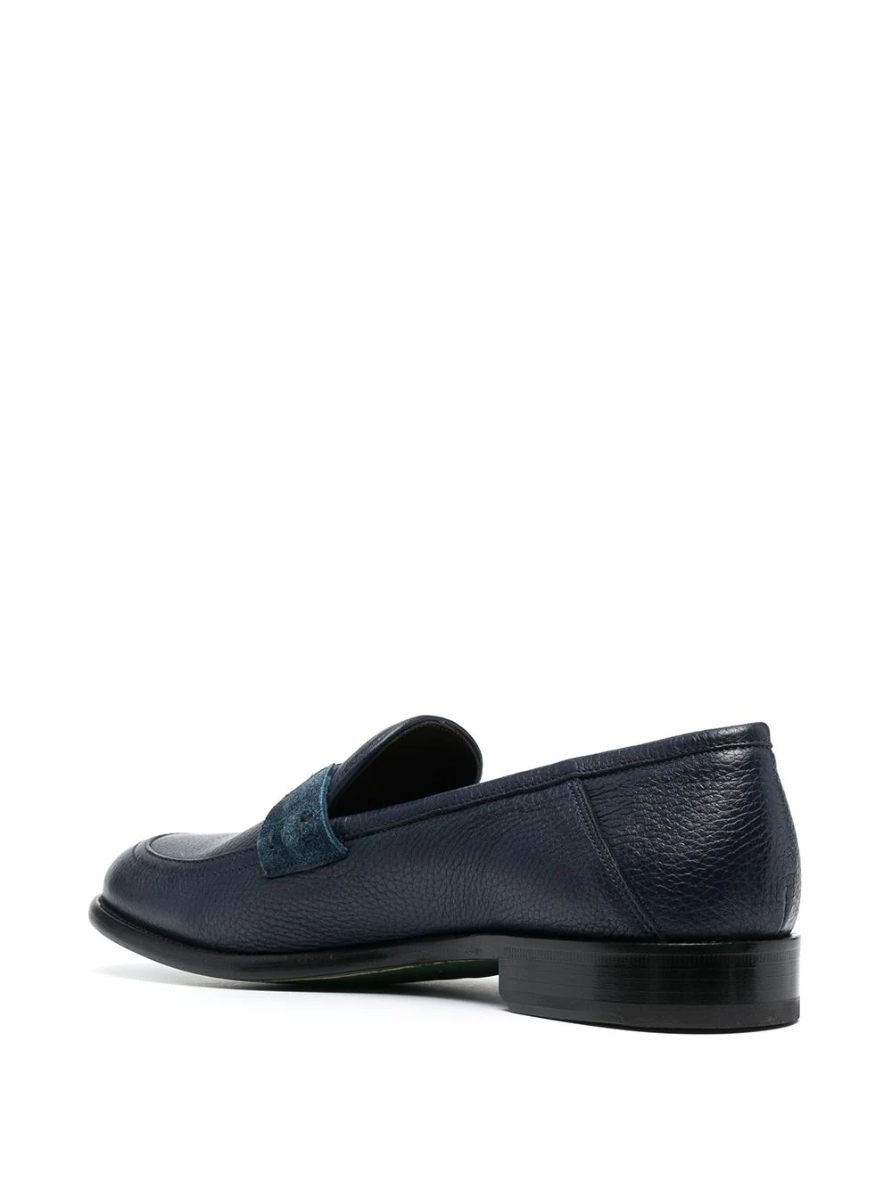 slip-on leather loafers - 3