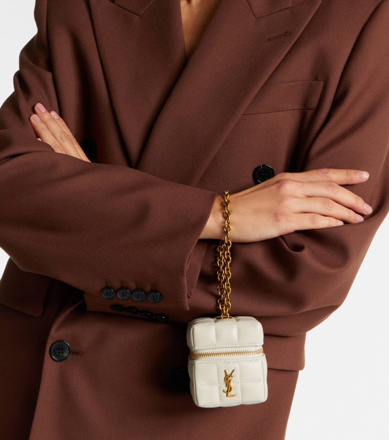 SAINT LAURENT Cassandre Carré Mini leather box bag outlook