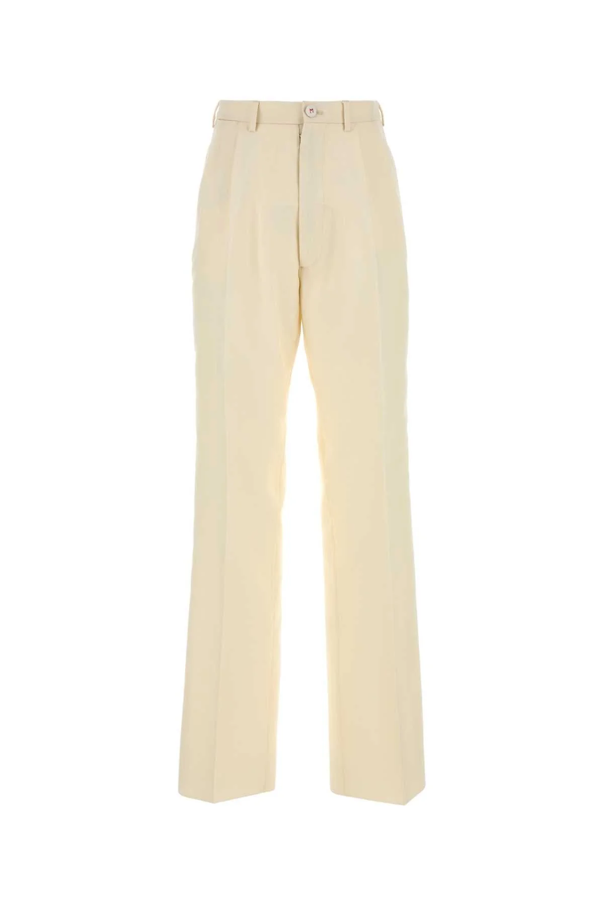 Maison Margiela Mohair Blend Trousers — Beige - 1