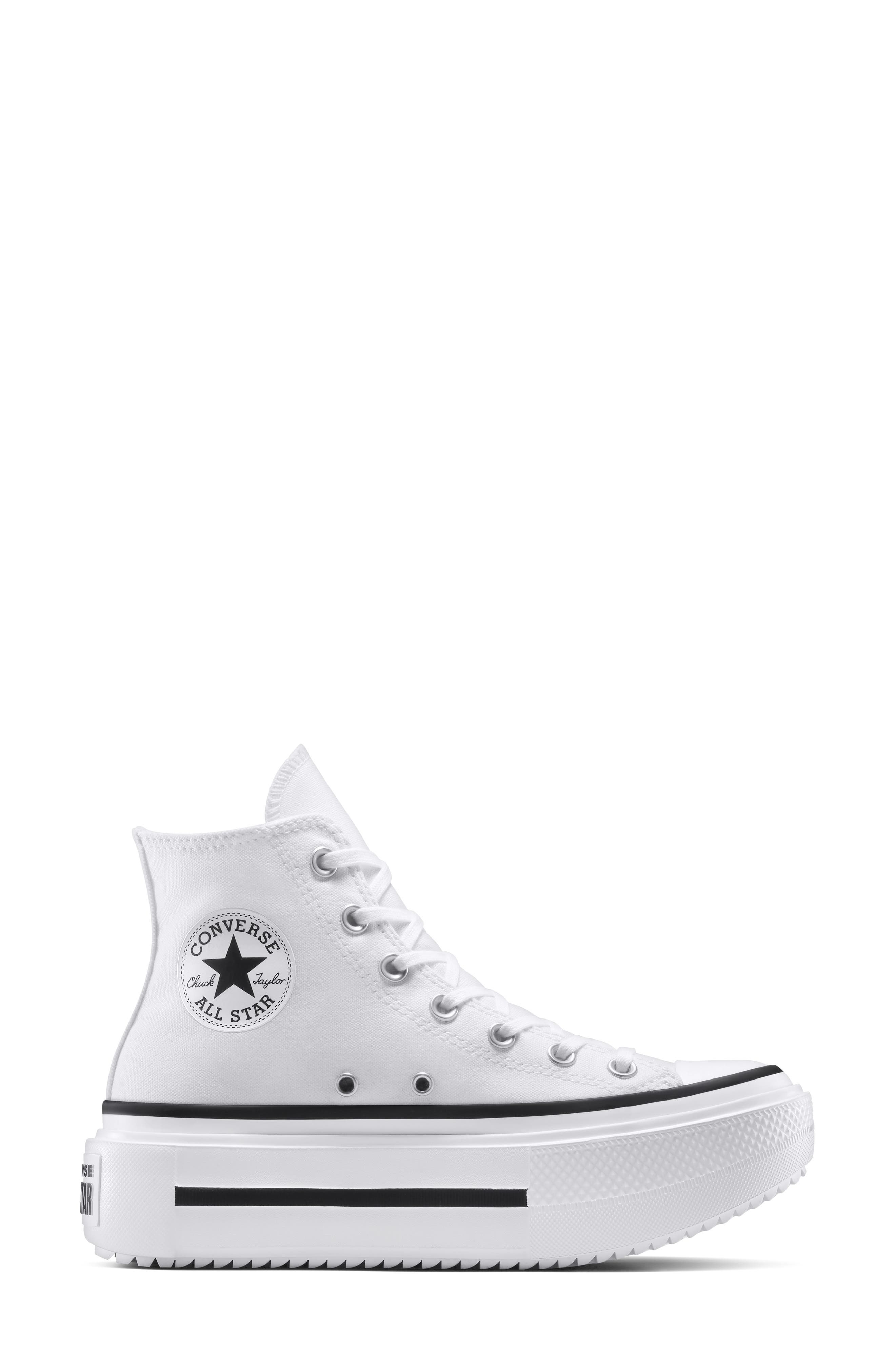 Converse Gender Inclusive Chuck Taylor All Star Lift Double Stack High Top Platform Sneaker in White - 8