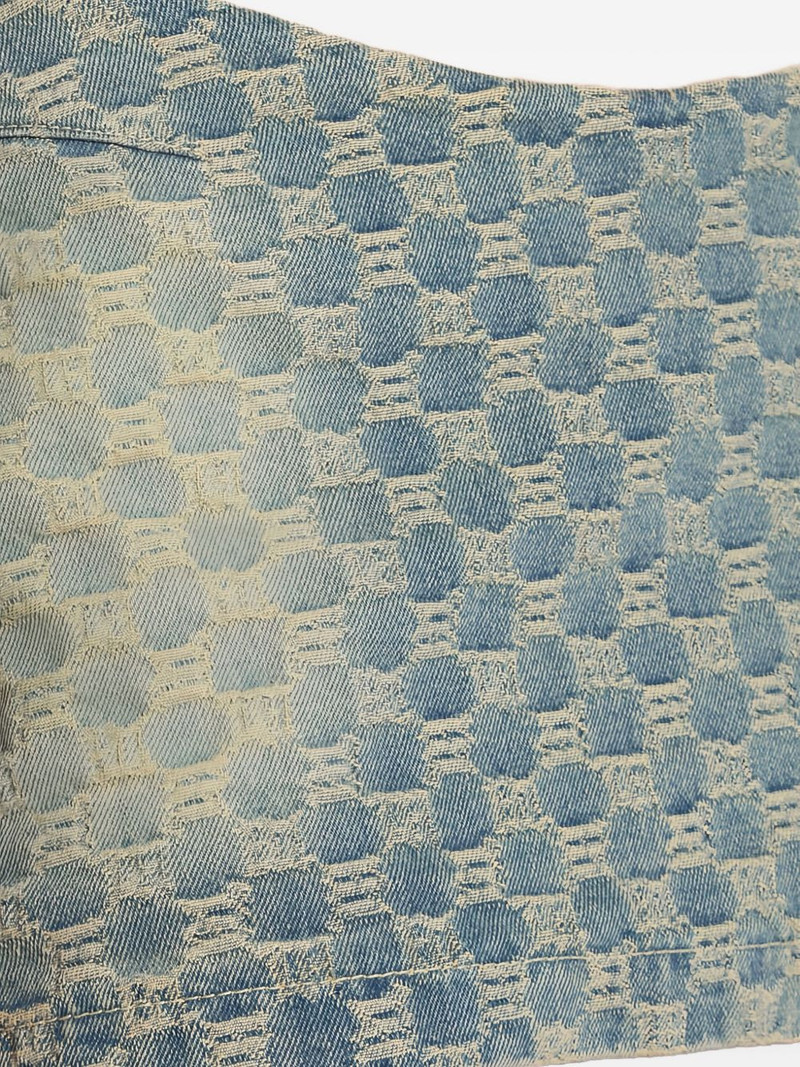 monogram-pattern mini skirt 5