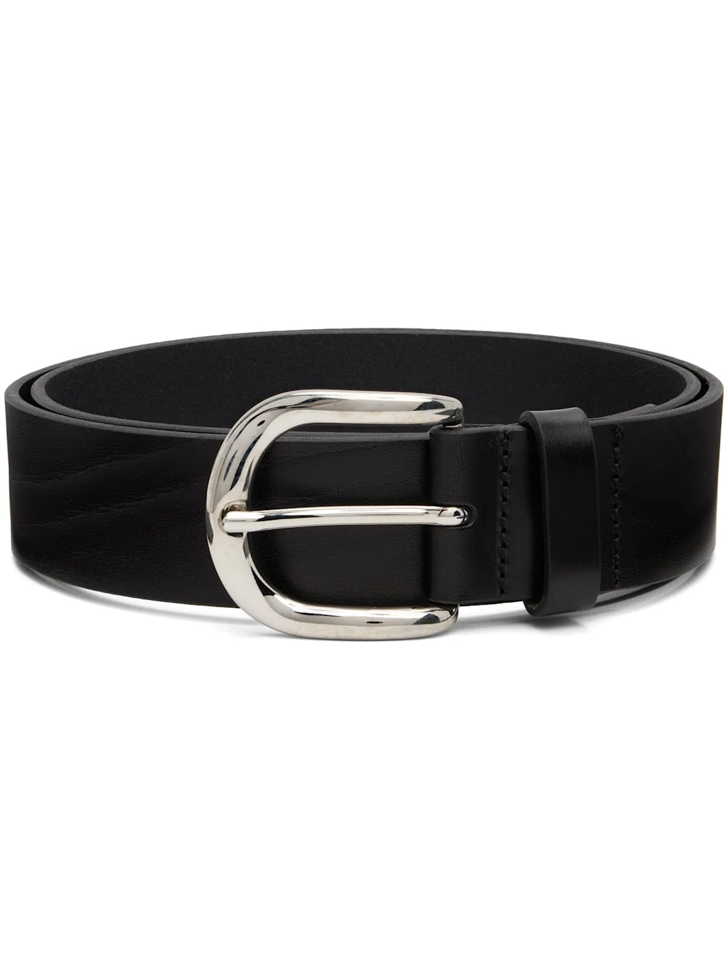 Black Leather Belt - 1