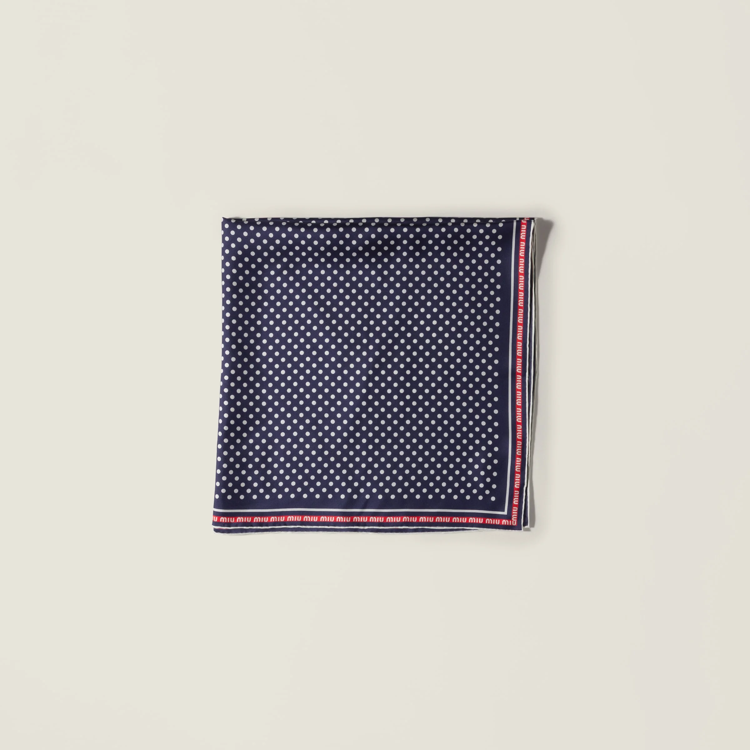 Printed silk scarf - 1