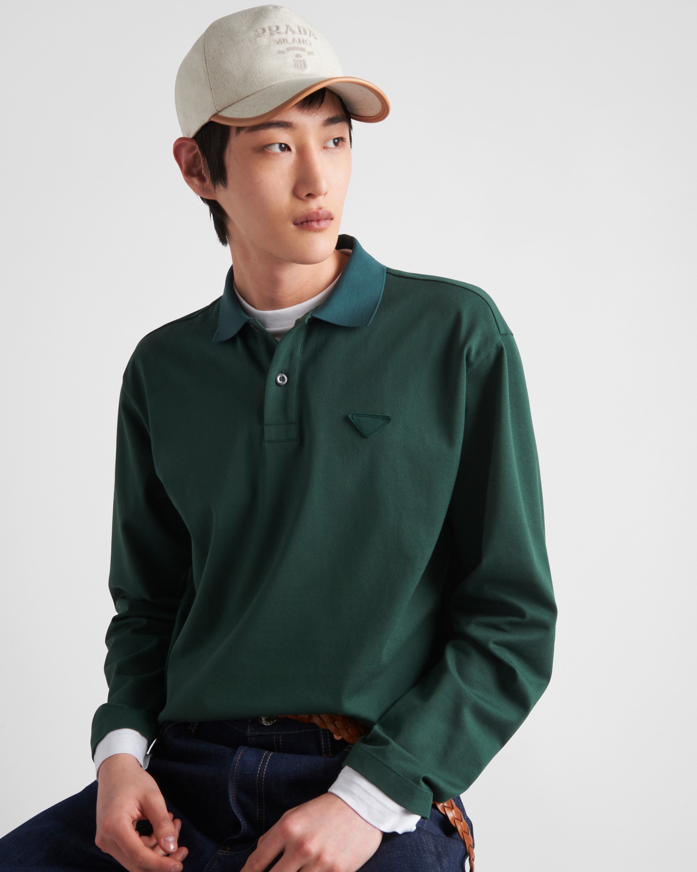 Linen blend baseball cap - 2