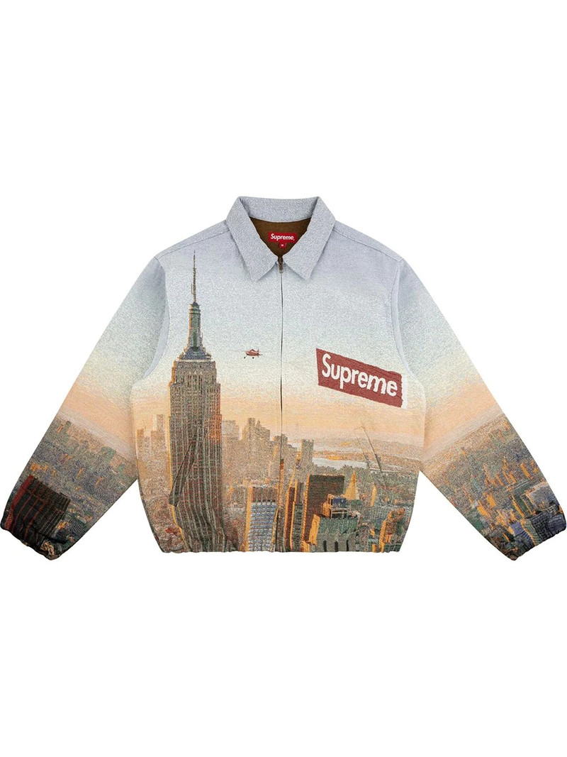 항공 Tapestry Harrington 재킷 - 1