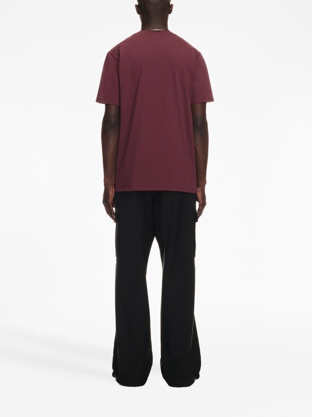 wide-leg cargo trousers - 4