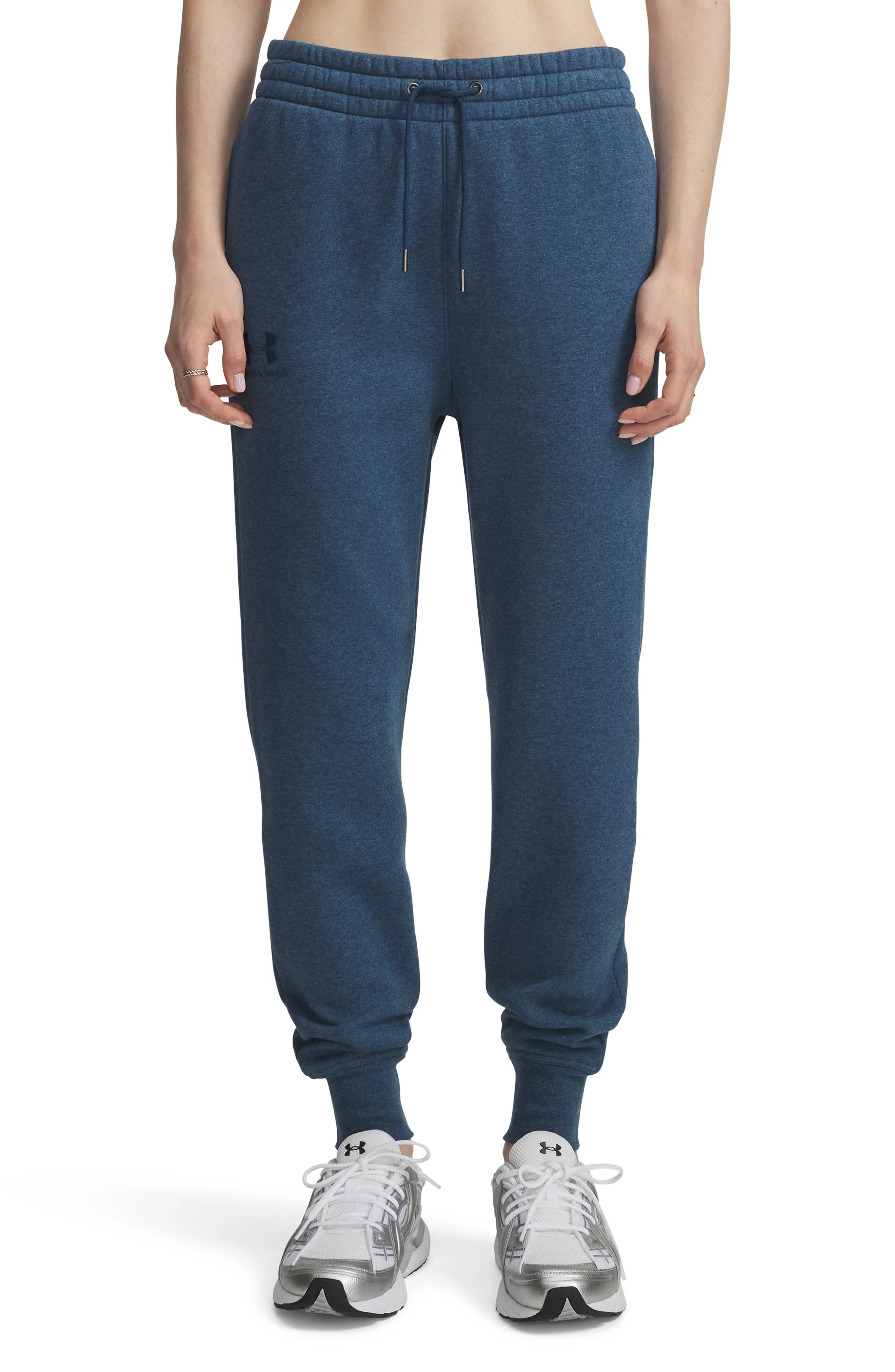 Under Armour Icon Fleece Joggers in Wham Blue Light Heather at Nordstrom - 1