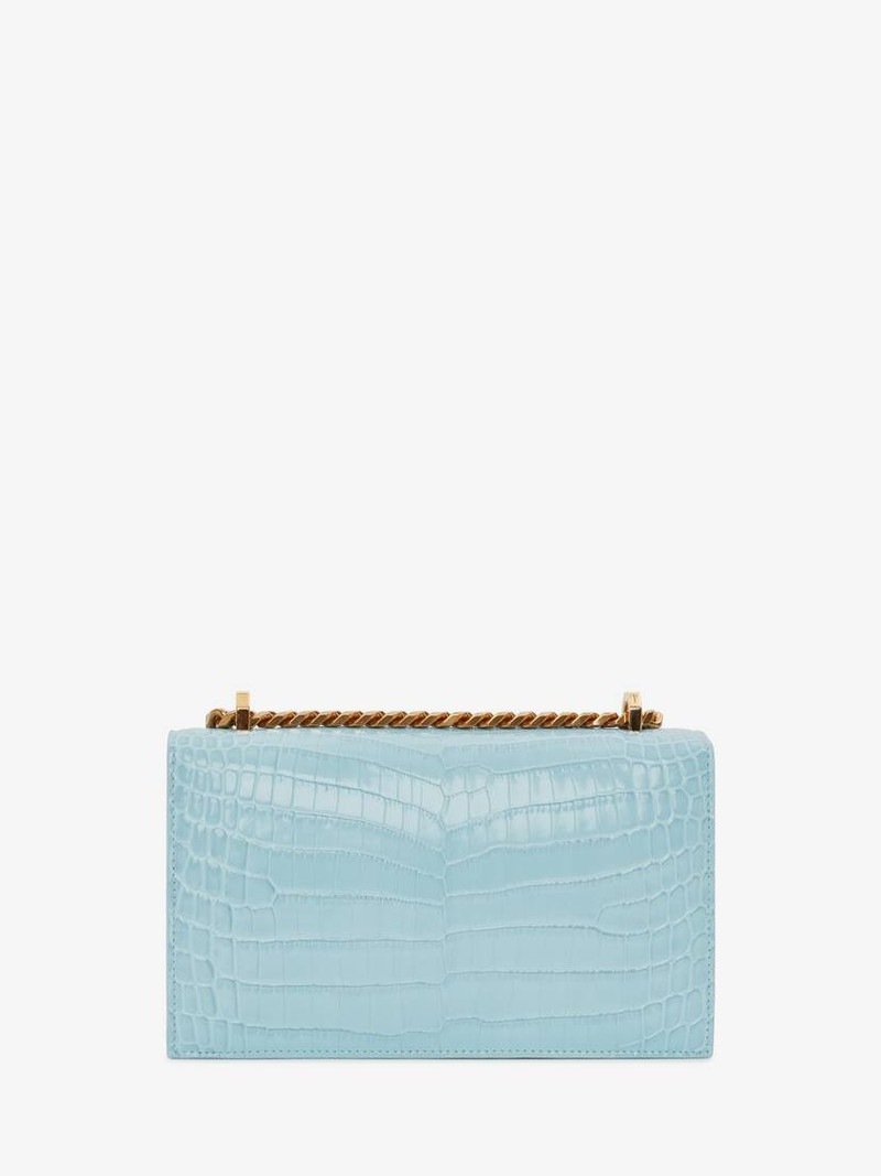 Jewelled Satchel in Pale Blue 3