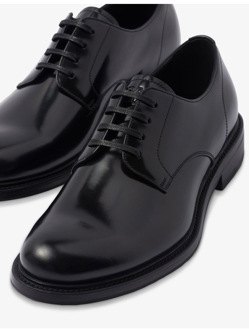 Brushed Leather Lace-Up Shoes - 5