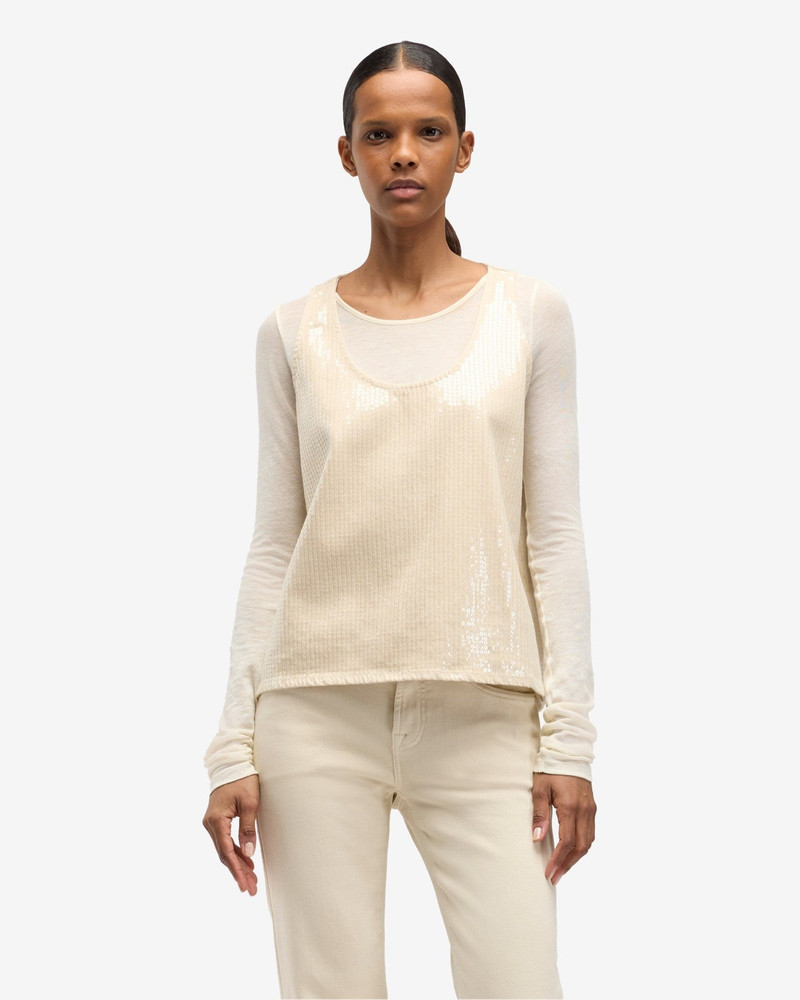 7 For All Mankind MANKIND Long Tank in Radiance outlook