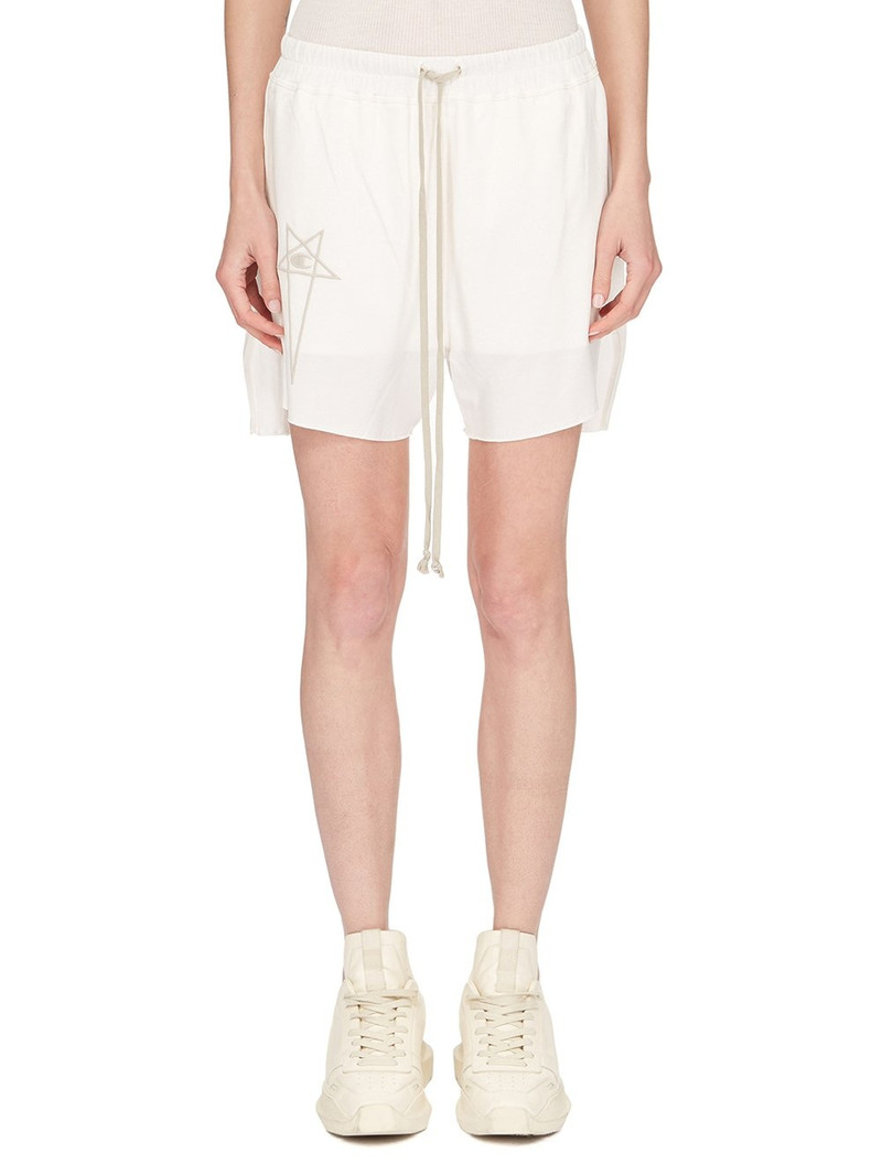 White Champion Edition Dolphin Shorts 1