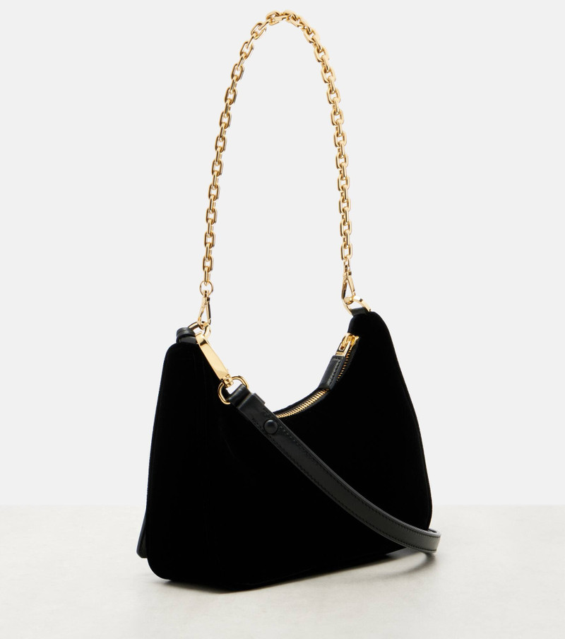 Prada Prada Re-Edition Mini velvet shoulder bag outlook