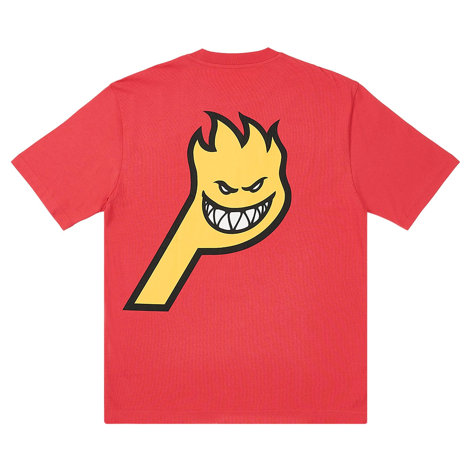 Palace x Spitfire P-Head T-Shirt 'Red' - 2